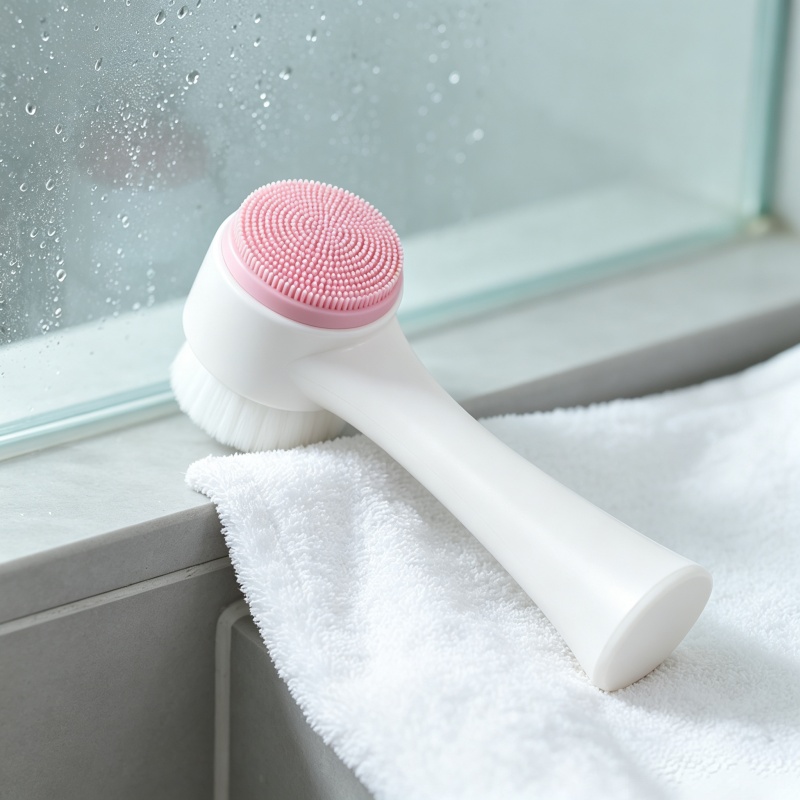 Silicone Face Scrubber Electric - Dwustronna, ręczna szczoteczka do oczyszczania twarzy,