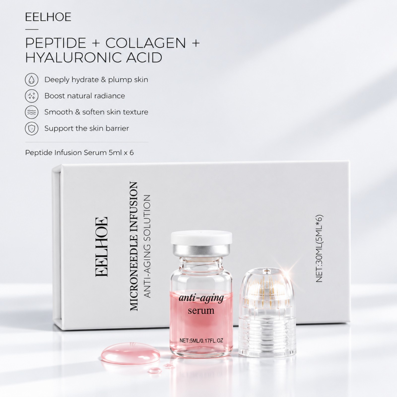 Zestaw serum z mikroigłami 0,2 – Hyaluronic Acid Facial Serum recenzja i cena