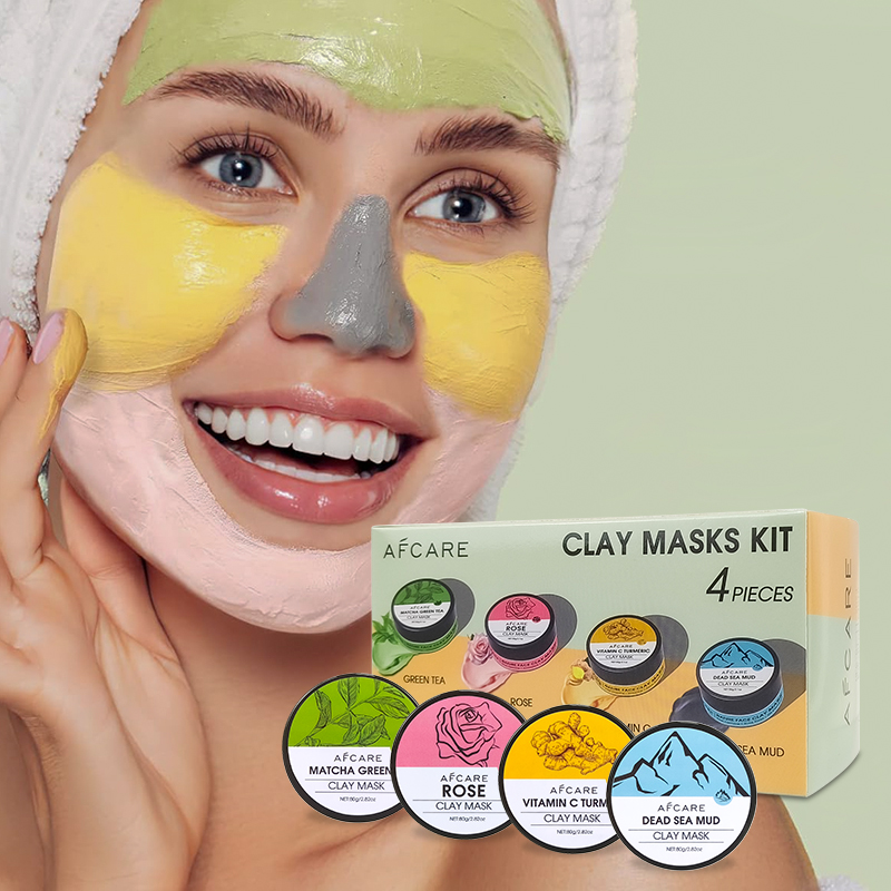 Zestaw 4 szt. glinkowych masec – Green Tea Cleansing Clay Mask recenzja i cena