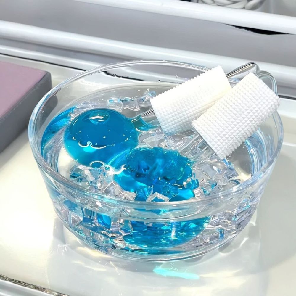 Chłodzące kulki do masażu twar – Face Ice Roller Puffiness recenzja i cena
