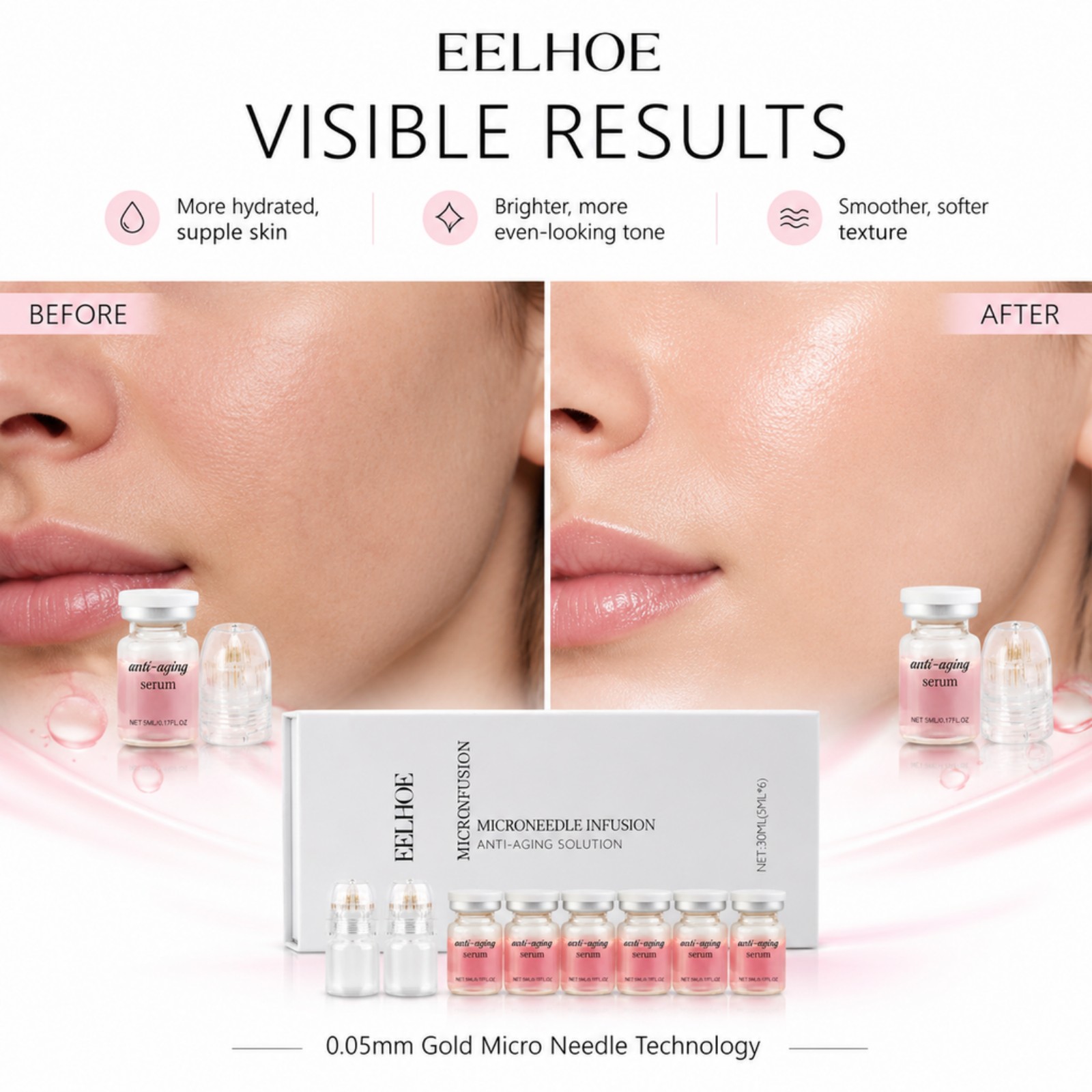 Zestaw serum z mikroigłami 0,2 – Hyaluronic Acid Facial Serum recenzja i cena